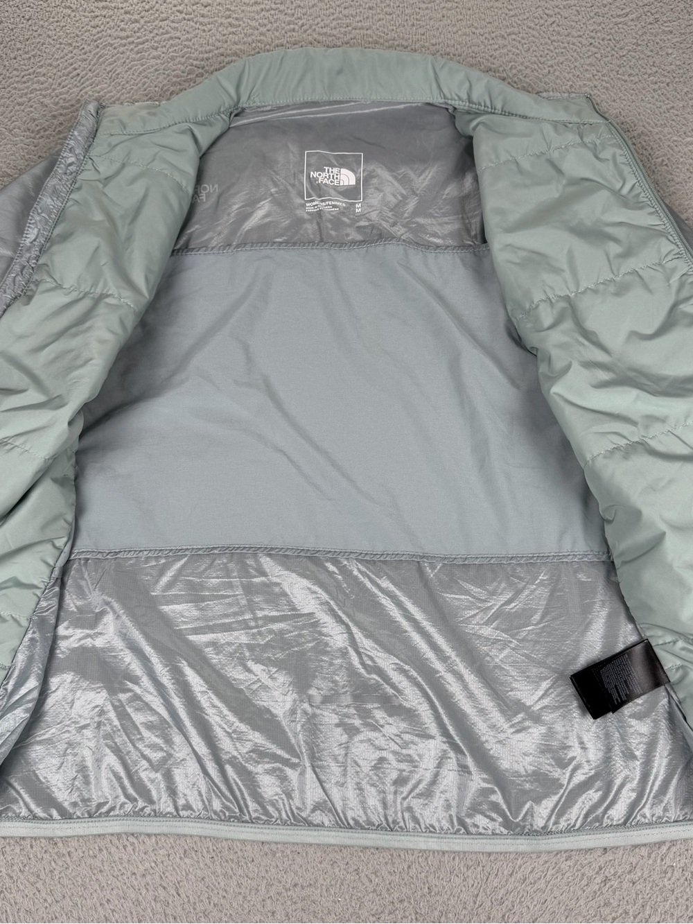 The North Face Jacket Women Medium Gray Full Zip Lightweight Windbreaker Outdoor - Picture 4 of 10